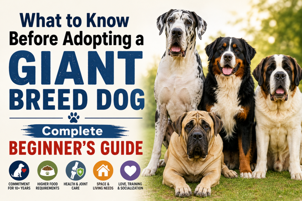 Adopting a Giant Breed Dog