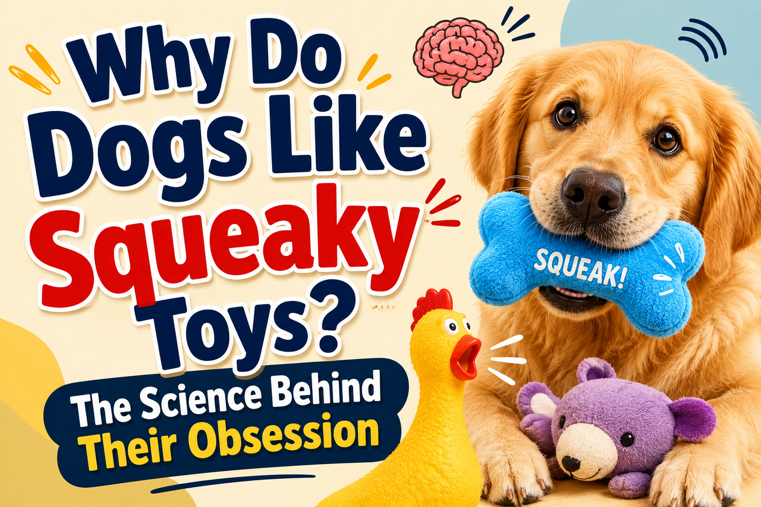 Why Do Dogs Like Squeaky Toys