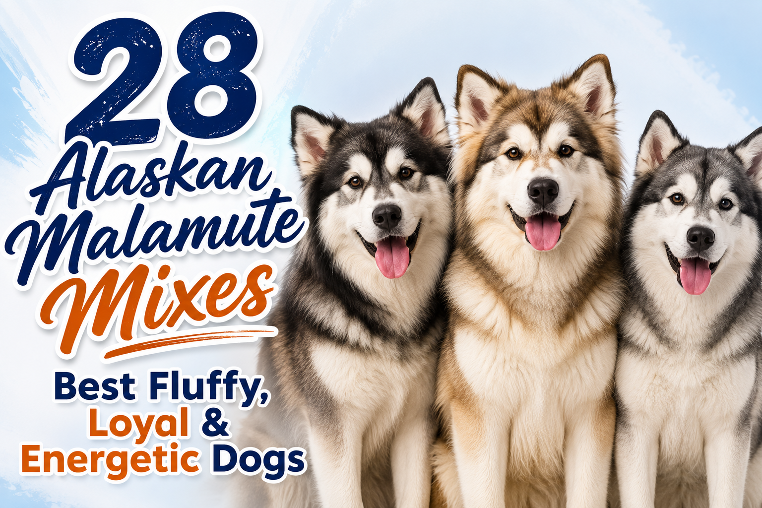 28 Alaskan Malamute Mixes