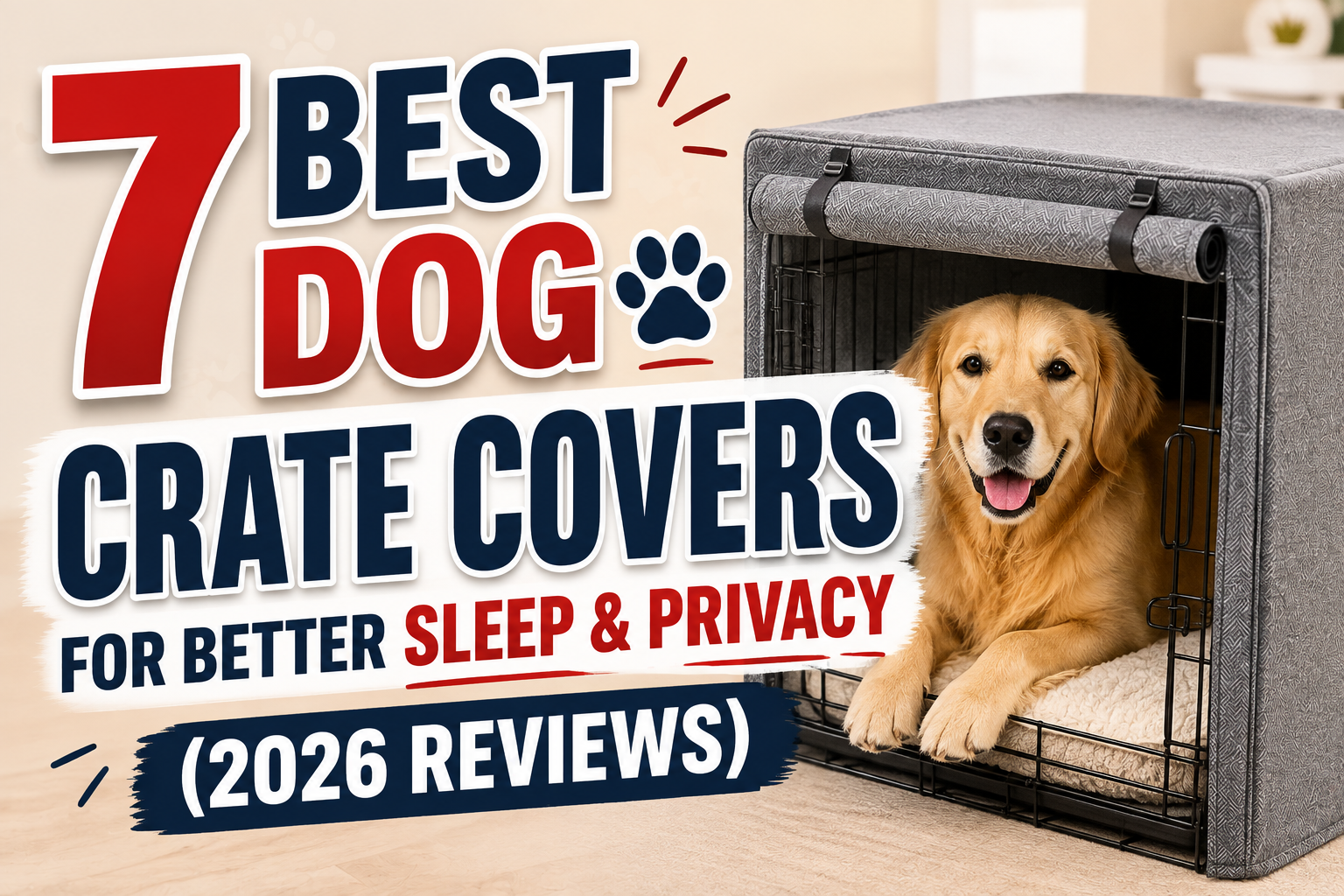 7 Best Dog Crate Covers