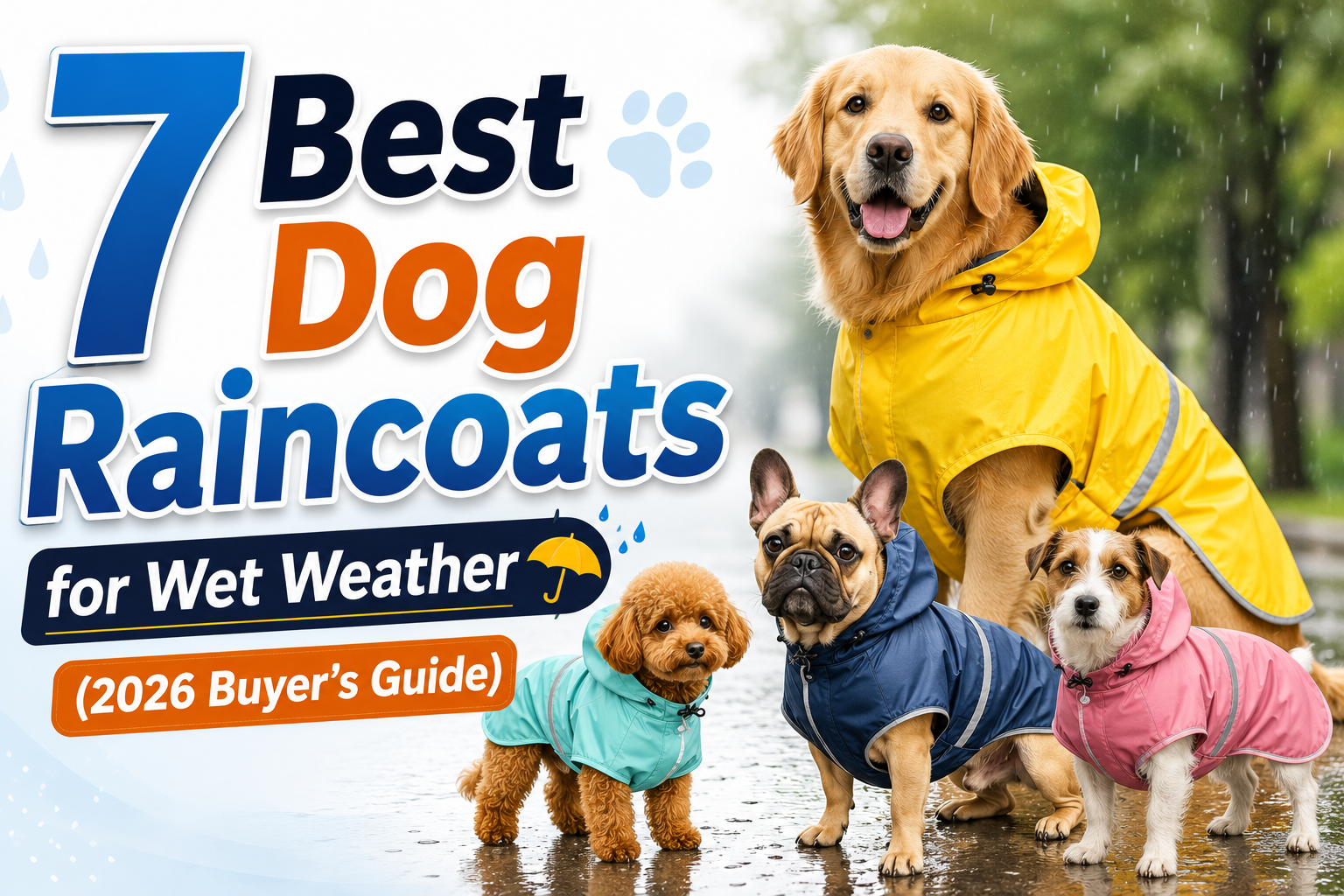 7 Best Dog Raincoats