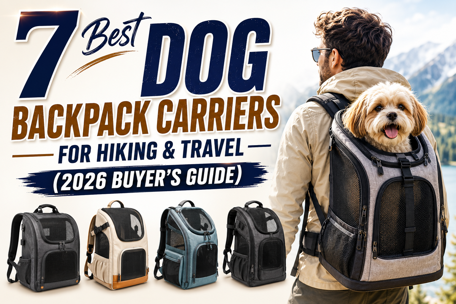 7 best dog backpack carriers for hiking