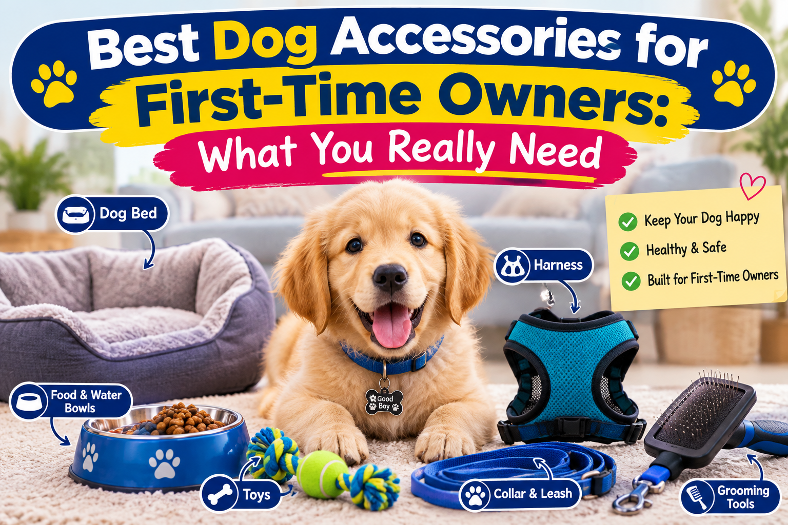Best Dog Accessories for First-Time Owners