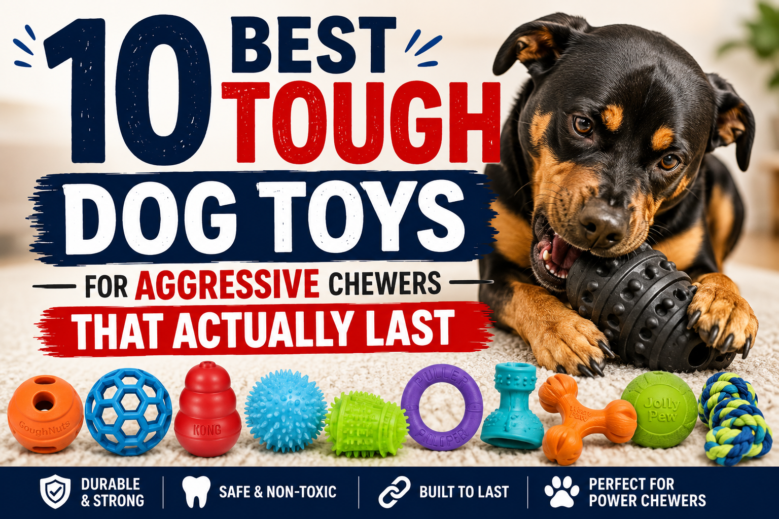 Best Tough Dog Toys for Aggressive Chewers