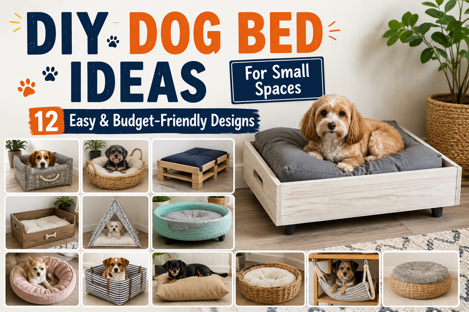 DIY Dog Bed Ideas For Small Spaces