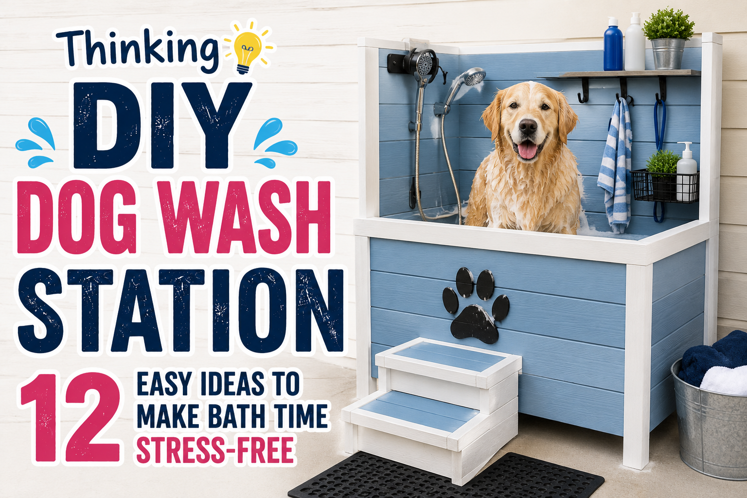 DIY Dog Wash Station