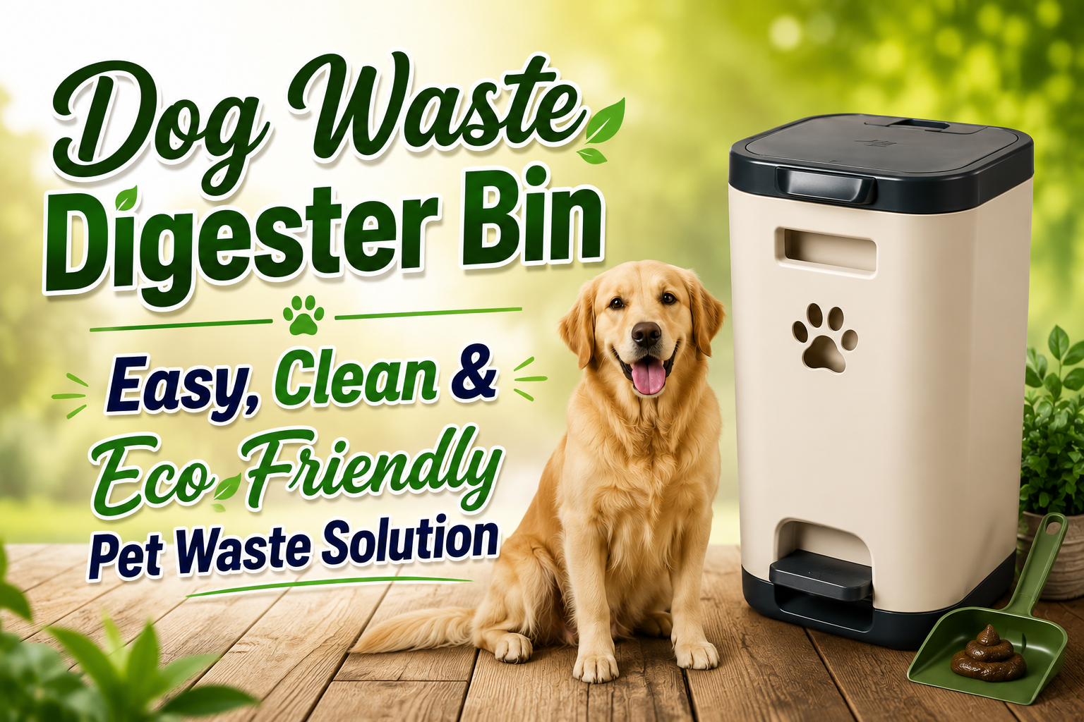 Dog Waste Digester Bin