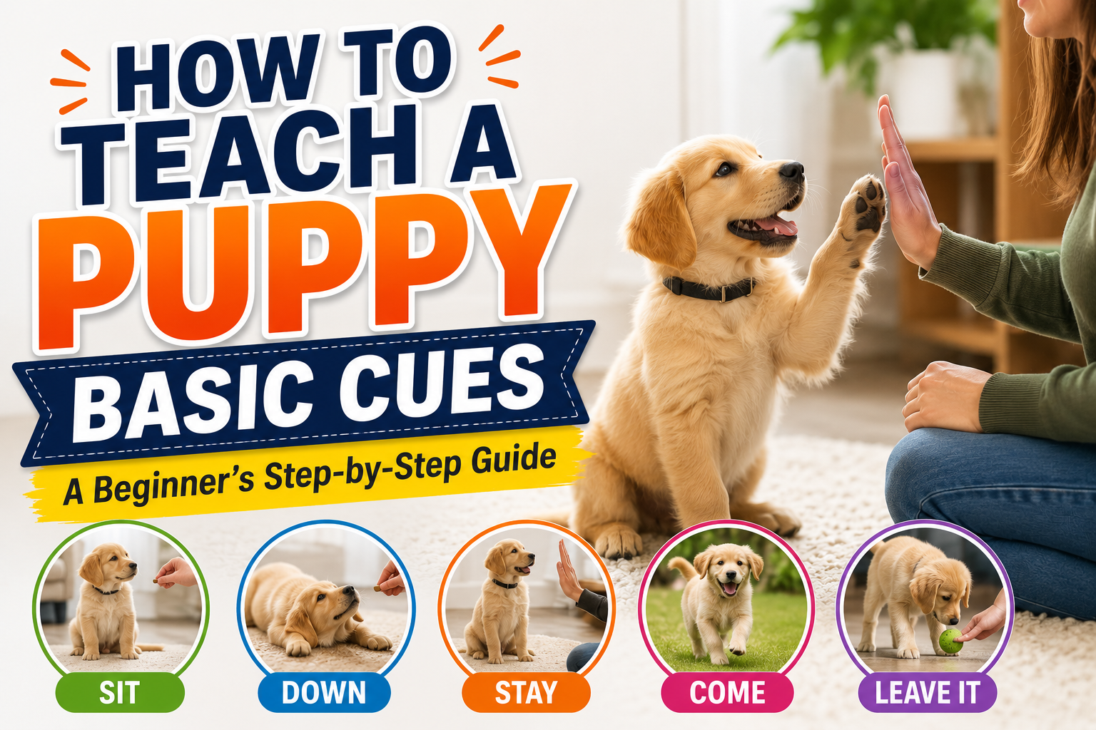 How To Teach A Puppy Basic Cues