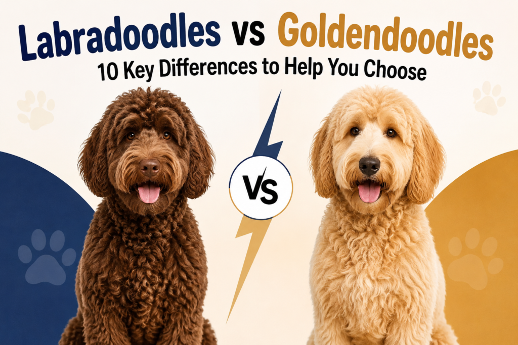 Labradoodles vs Goldendoodles