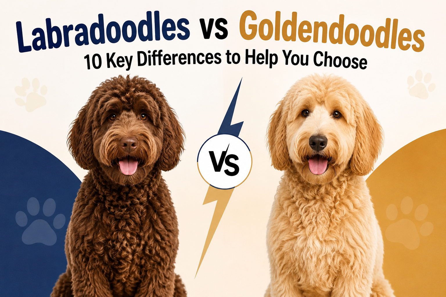 Labradoodles vs Goldendoodles
