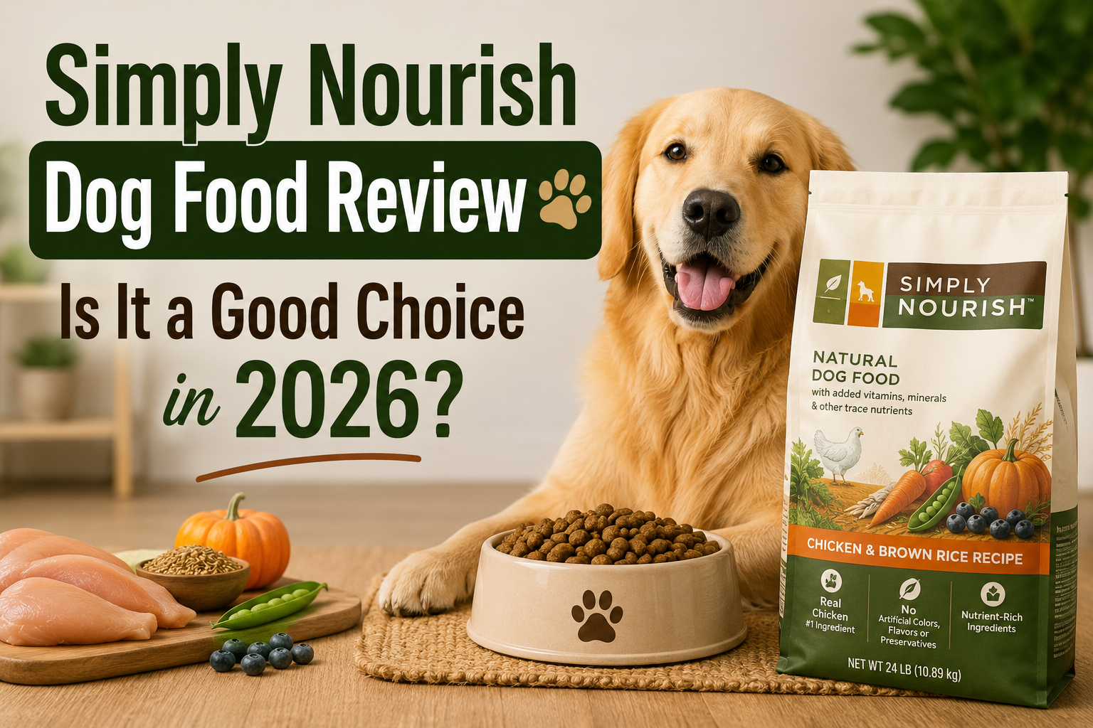 Simply Nourish Dog Food Review