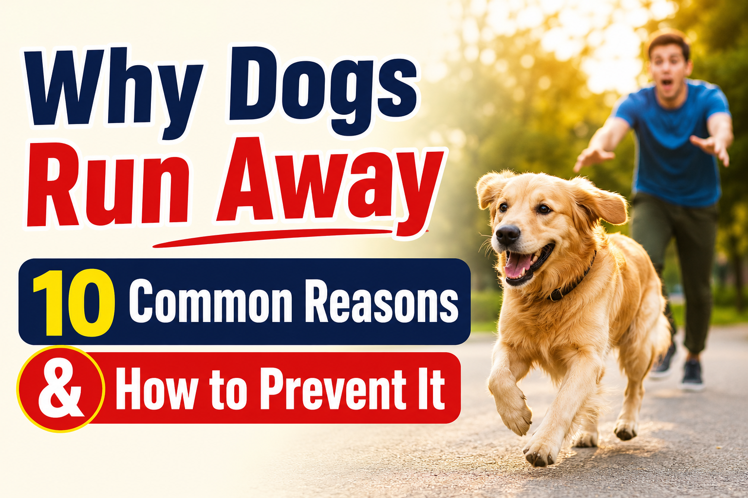 Why Dogs Run Away 10 Common Reasons