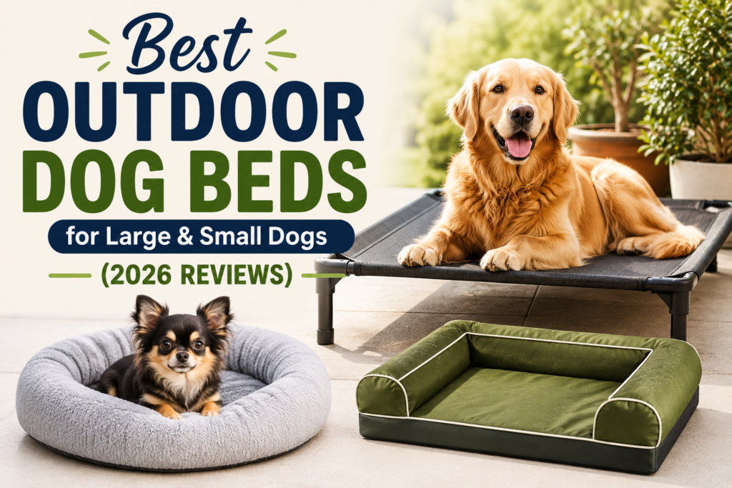 Best Outdoor Dog Beds for Large & Small Dogs