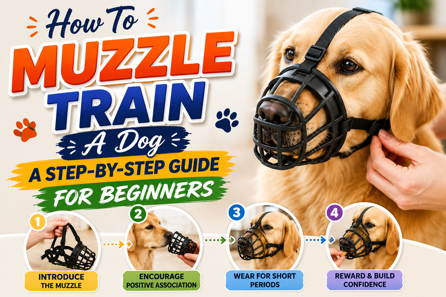 How To Muzzle Train A Dog