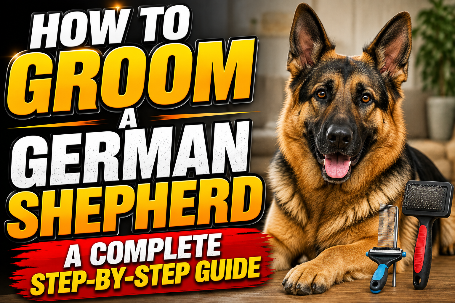 How to Groom a German Shepherd
