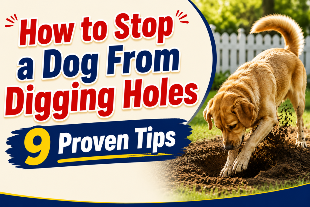 How to Stop a Dog From Digging Holes