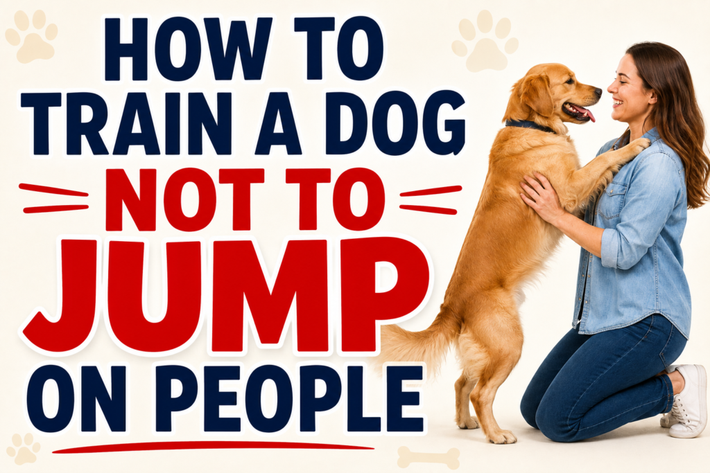 How to Train a Dog Not to Jump On People